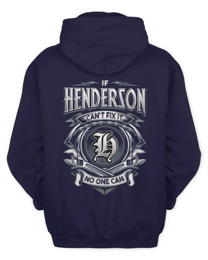 HENDERSON AP81-K4-626 - Personalized Ahmed Quote Apparel “If Ahmed Can't Fix It, No One Can” - Unisex Hoodie - Navy