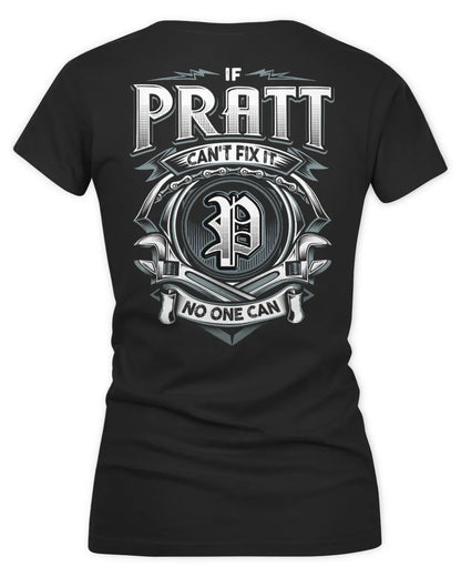 PRATT AP81-K4-626 - Personalized Ahmed Quote Apparel “If Ahmed Can't Fix It, No One Can” - Women's V-Neck T-Shirt - Black