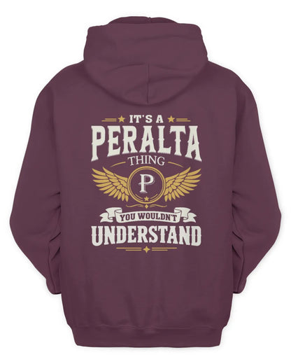PERALTA KT06-M008 It’s a [NAME] Thing – You Wouldn’t Understand | Personalized Vintage T-Shirt - Unisex Hoodie - Maroon