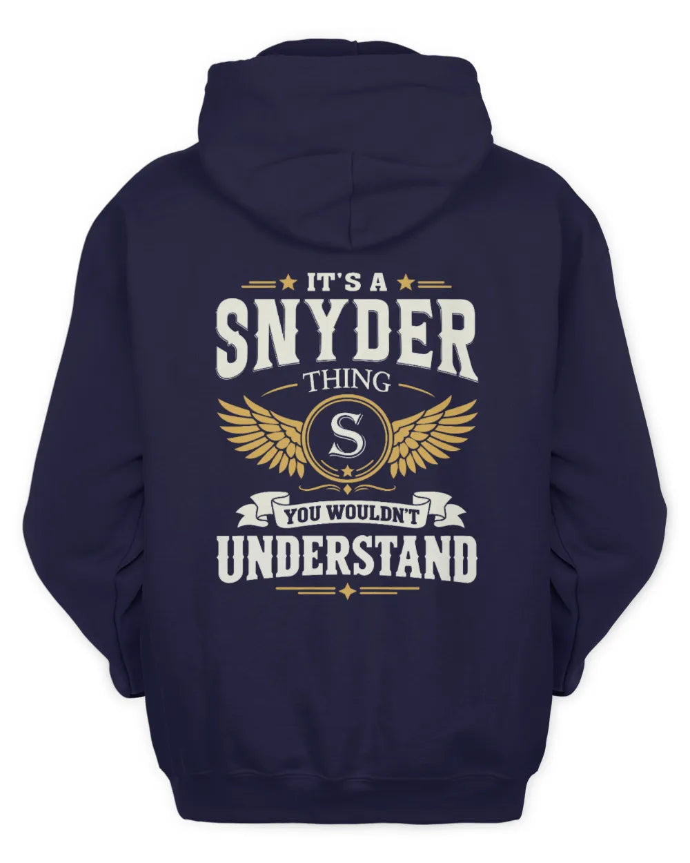 SNYDER KT06-M008 It’s a [NAME] Thing – You Wouldn’t Understand | Personalized Vintage T-Shirt - Unisex Hoodie - Navy