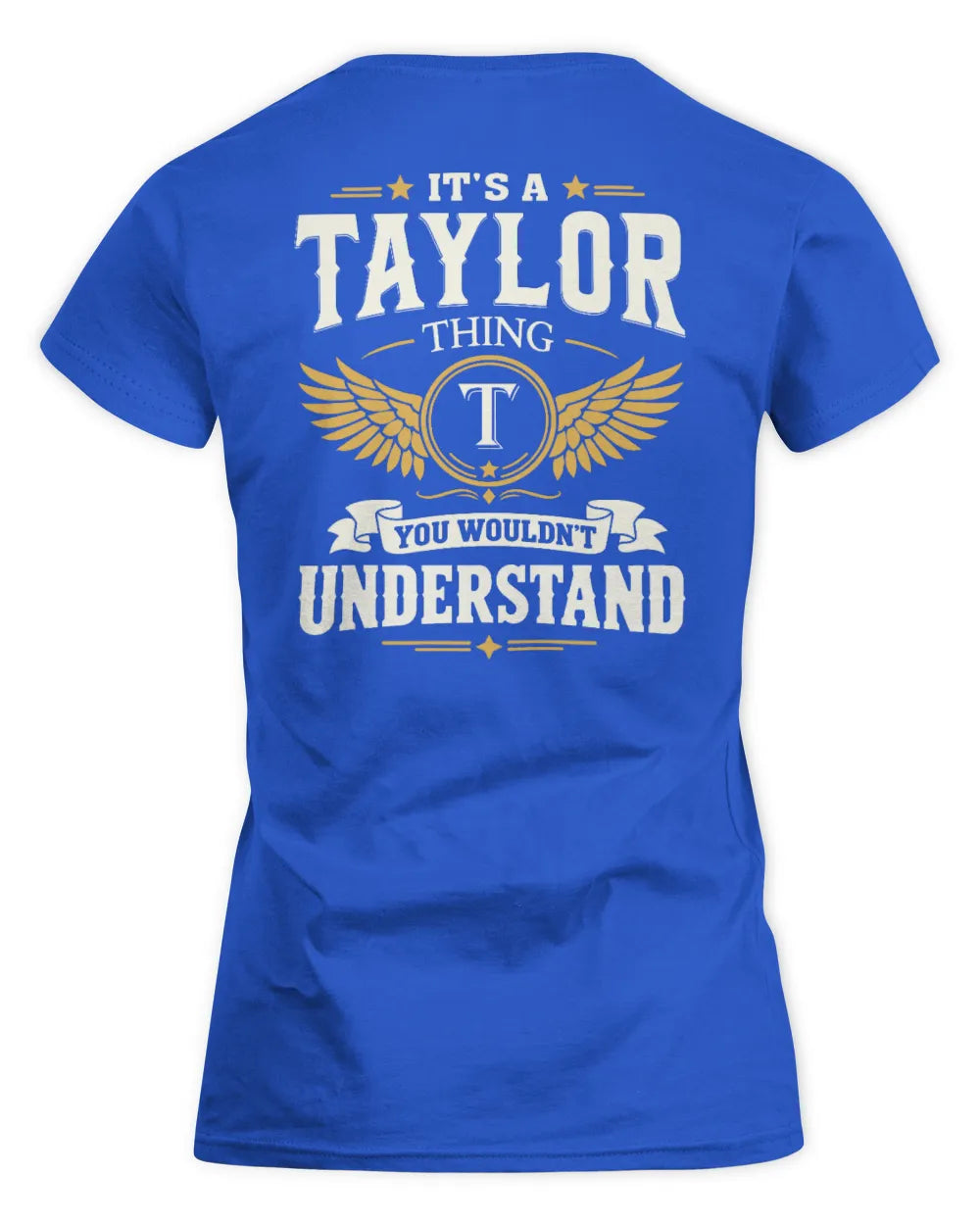 TAYLOR KT06-M008 It’s a [NAME] Thing – You Wouldn’t Understand | Personalized Vintage T-Shirt - Women's Standard T-Shirt - Royal
