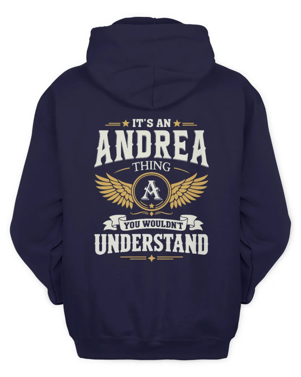 ANDREA KT06-M008 It’s a [NAME] Thing – You Wouldn’t Understand | Personalized Vintage T-Shirt - Unisex Hoodie - Navy