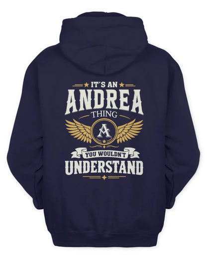 ANDREA KT06-M008 It’s a [NAME] Thing – You Wouldn’t Understand | Personalized Vintage T-Shirt - Unisex Hoodie - Navy