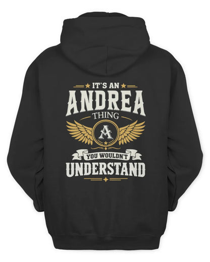 ANDREA KT06-M008 It’s a [NAME] Thing – You Wouldn’t Understand | Personalized Vintage T-Shirt - Unisex Hoodie - Black