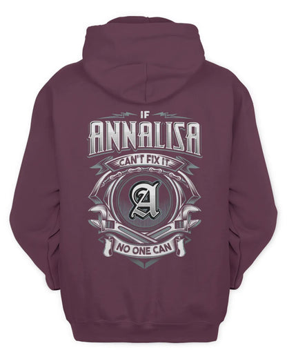 ANNALISA AP81-K4-626 - Personalized Ahmed Quote Apparel “If Ahmed Can't Fix It, No One Can” - Unisex Hoodie - Maroon
