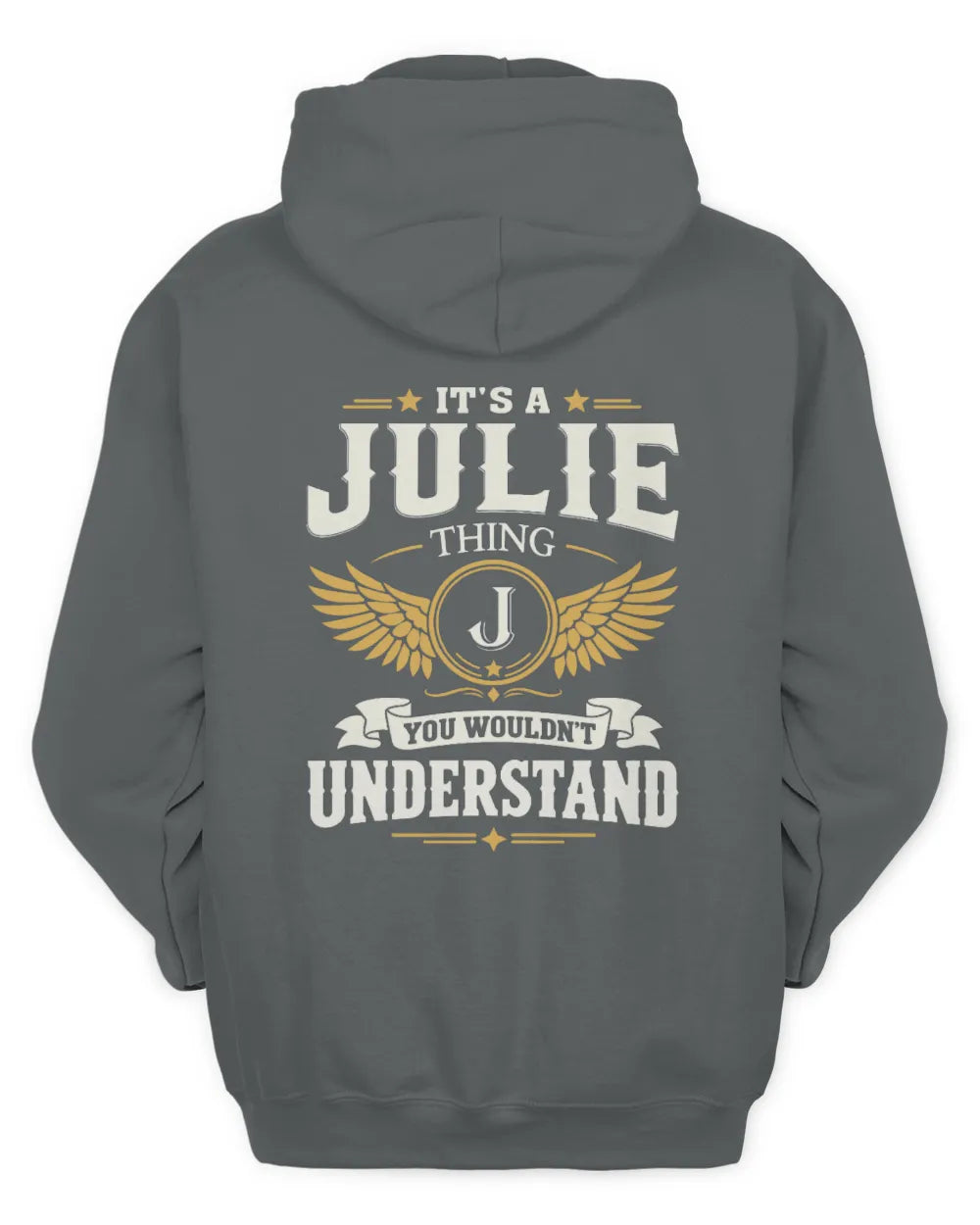 JULIE KT06-M008 It’s a [NAME] Thing – You Wouldn’t Understand | Personalized Vintage T-Shirt - Unisex Hoodie - Charcoal