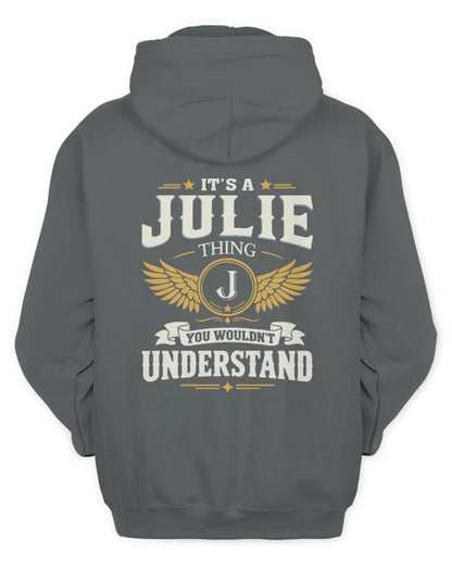 JULIE KT06-M008 It’s a [NAME] Thing – You Wouldn’t Understand | Personalized Vintage T-Shirt - Unisex Hoodie - Charcoal