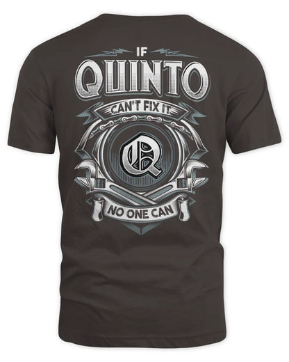QUINTO AP81-K4-626 - Personalized Ahmed Quote Apparel “If Ahmed Can't Fix It, No One Can” - Unisex Standard T-Shirt - Dark Chocolate