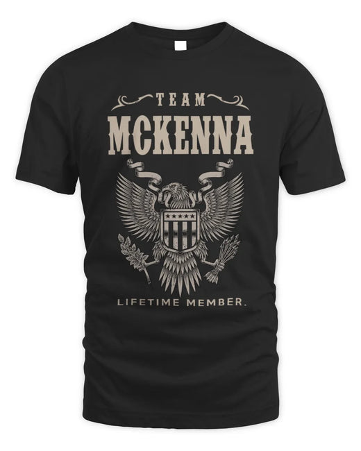 MCKENNA TP06-K82 – Personalized Classic Style Apparel “Team NAME Lifetime Member”