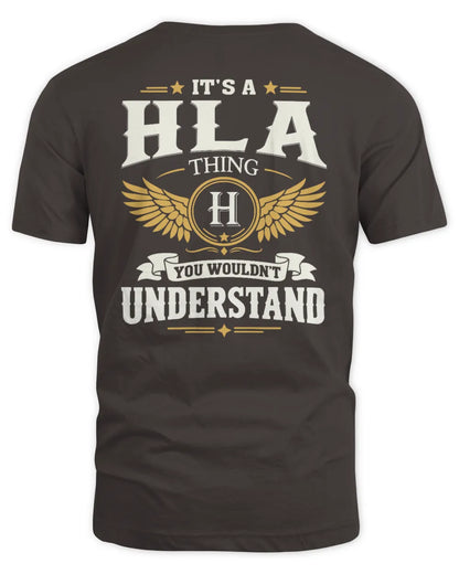 HLA KT06-M008 It’s a [NAME] Thing – You Wouldn’t Understand | Personalized Vintage T-Shirt - Unisex Standard T-Shirt - Dark Chocolate