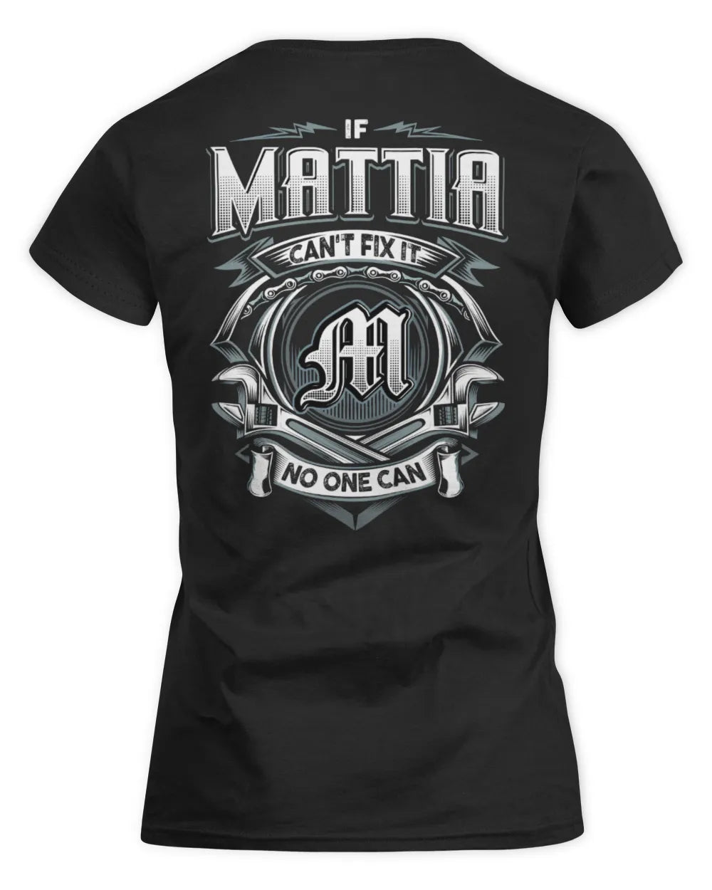 MATTIA AP81-K4-626 - Personalized Ahmed Quote Apparel “If Ahmed Can't Fix It, No One Can” - Women's Standard T-Shirt - Black