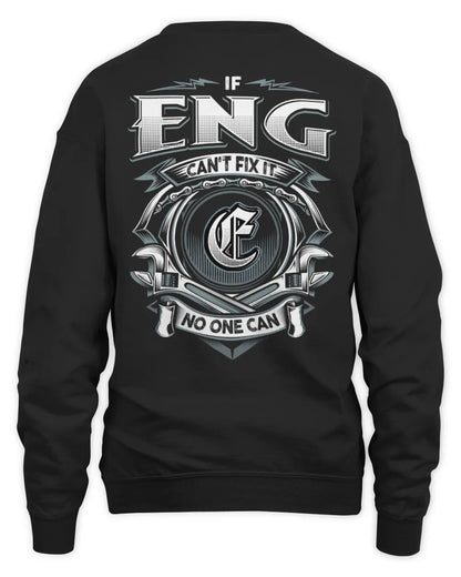 ENG AP81-K4-626 - Personalized Ahmed Quote Apparel “If Ahmed Can't Fix It, No One Can” - Unisex Sweatshirt - Black