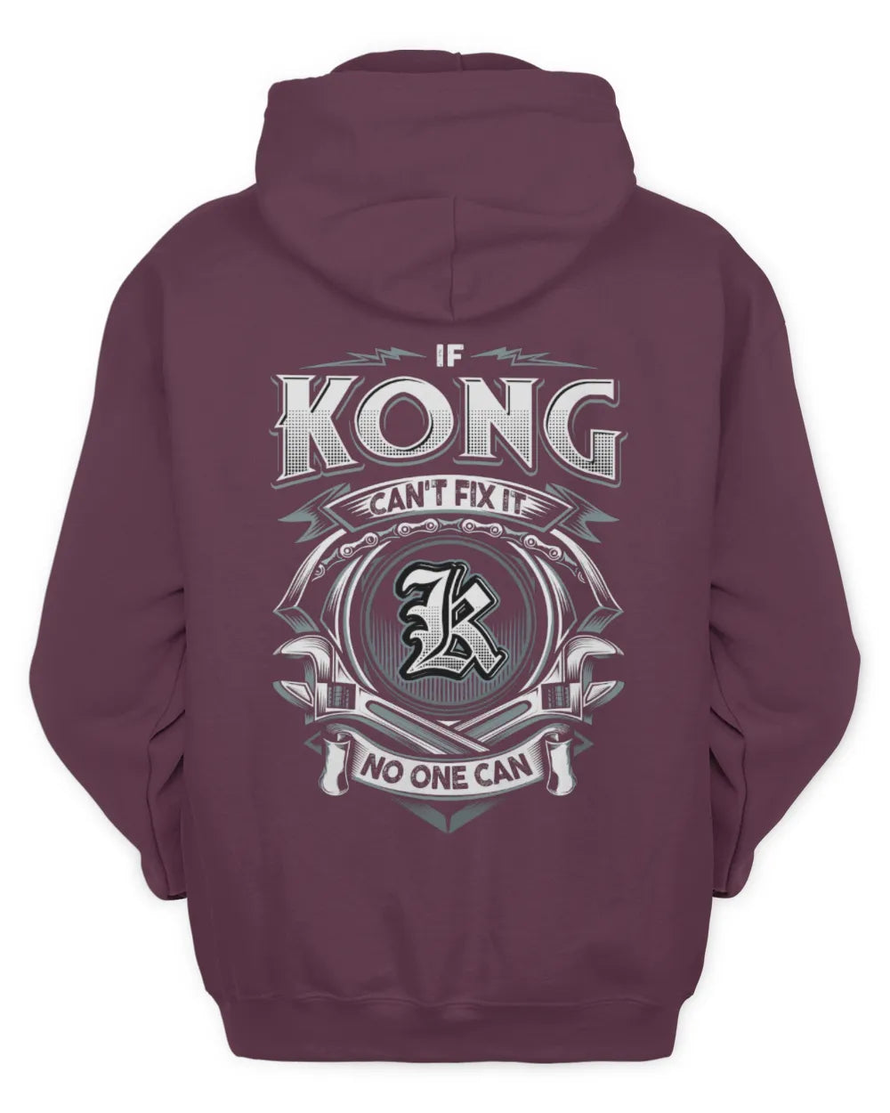 KONG AP81-K4-626 - Personalized Ahmed Quote Apparel “If Ahmed Can't Fix It, No One Can” - Unisex Hoodie - Maroon