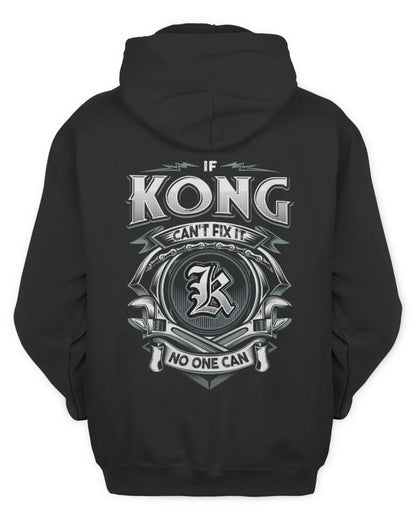 KONG AP81-K4-626 - Personalized Ahmed Quote Apparel “If Ahmed Can't Fix It, No One Can” - Unisex Hoodie - Black