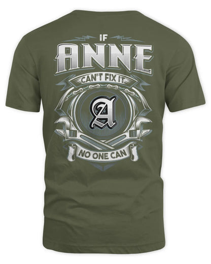 ANNE AP81-K4-626 - Personalized Ahmed Quote Apparel “If Ahmed Can't Fix It, No One Can” - Unisex Standard T-Shirt - Military Green