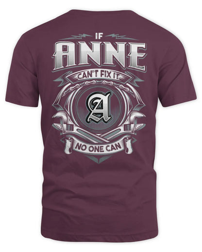 ANNE AP81-K4-626 - Personalized Ahmed Quote Apparel “If Ahmed Can't Fix It, No One Can” - Unisex Standard T-Shirt - Maroon