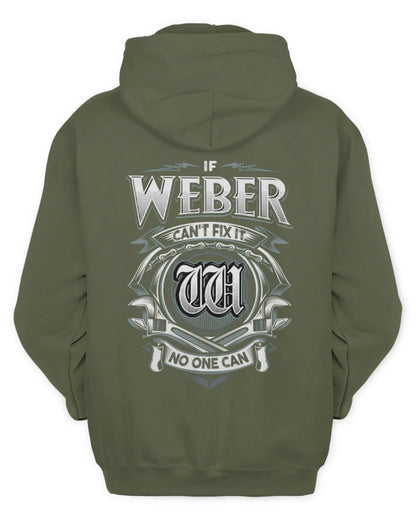 WEBER AP81-K4-626 - Personalized Ahmed Quote Apparel “If Ahmed Can't Fix It, No One Can” - Unisex Hoodie - Military Green