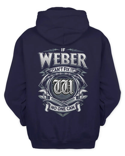 WEBER AP81-K4-626 - Personalized Ahmed Quote Apparel “If Ahmed Can't Fix It, No One Can” - Unisex Hoodie - Navy