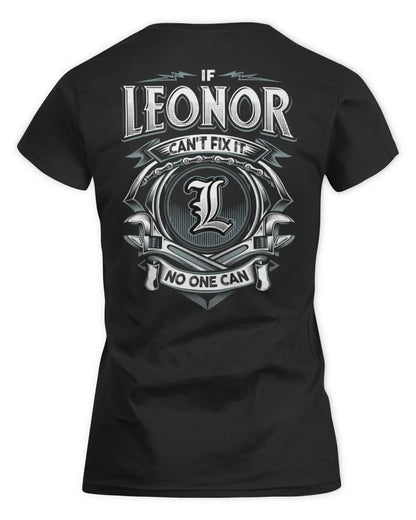 LEONOR AP81-K4-626 - Personalized Ahmed Quote Apparel “If Ahmed Can't Fix It, No One Can” - Women's Standard T-Shirt - Black