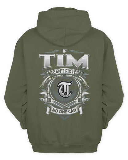 TIM AP81-K4-626 - Personalized Ahmed Quote Apparel “If Ahmed Can't Fix It, No One Can” - Unisex Hoodie - Military Green