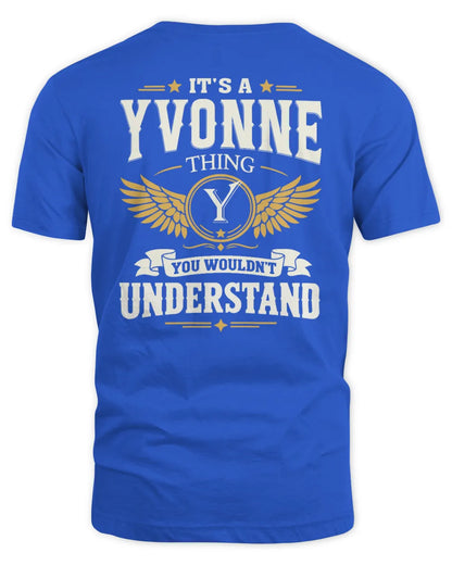 YVONNE KT06-M008 It’s a [NAME] Thing – You Wouldn’t Understand | Personalized Vintage T-Shirt - Unisex Standard T-Shirt - Royal