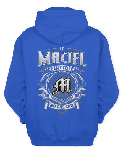 MACIEL AP81-K4-626 - Personalized Ahmed Quote Apparel “If Ahmed Can't Fix It, No One Can” - Unisex Hoodie - Royal