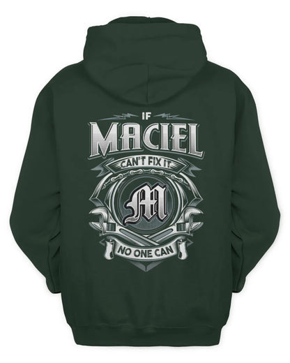 MACIEL AP81-K4-626 - Personalized Ahmed Quote Apparel “If Ahmed Can't Fix It, No One Can” - Unisex Hoodie - Forest Green