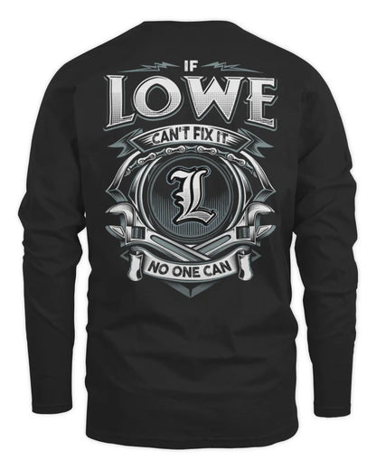 LOWE AP81-K4-626 - Personalized Ahmed Quote Apparel “If Ahmed Can't Fix It, No One Can” - Men's Long Sleeved T-Shirt - Black