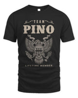 PINO TP06-K82 – Personalized Classic Style Apparel “Team NAME Lifetime Member” - Unisex Standard T-Shirt - Black