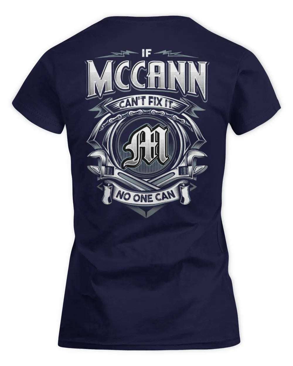 MCCANN AP81-K4-626 - Personalized Ahmed Quote Apparel “If Ahmed Can't Fix It, No One Can” - Women's Standard T-Shirt - Navy