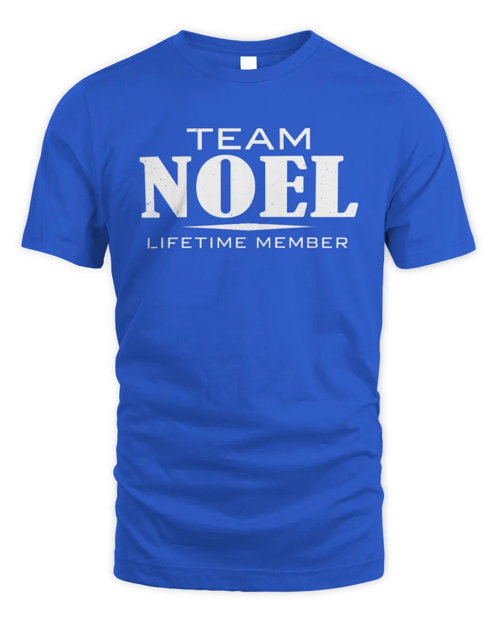 NOEL BL62-K4-128 - Personalized “Team NAME Lifetime Member” - Unisex Standard T-Shirt - Royal
