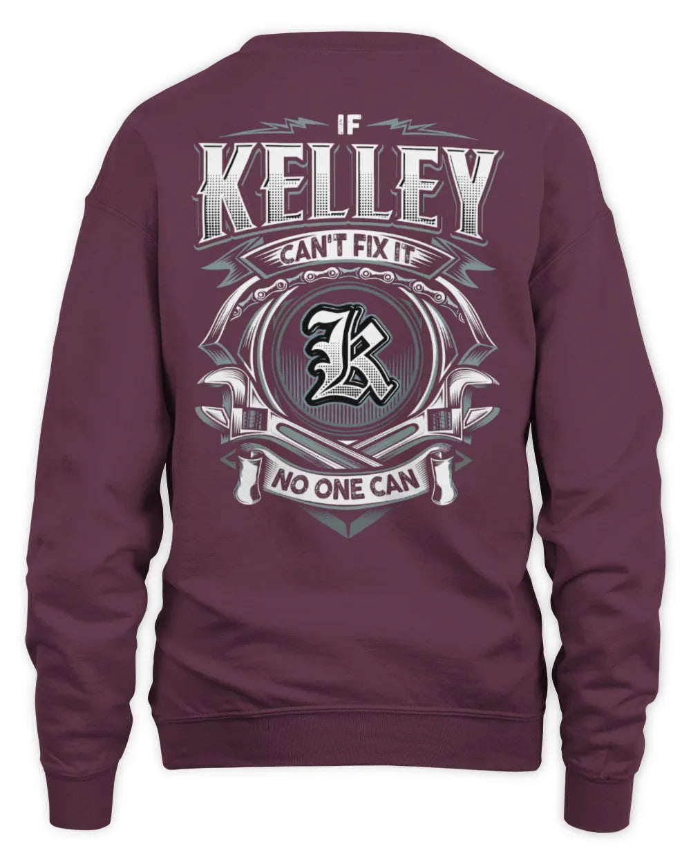 KELLEY AP81-K4-626 - Personalized Ahmed Quote Apparel “If Ahmed Can't Fix It, No One Can” - Unisex Sweatshirt - Maroon