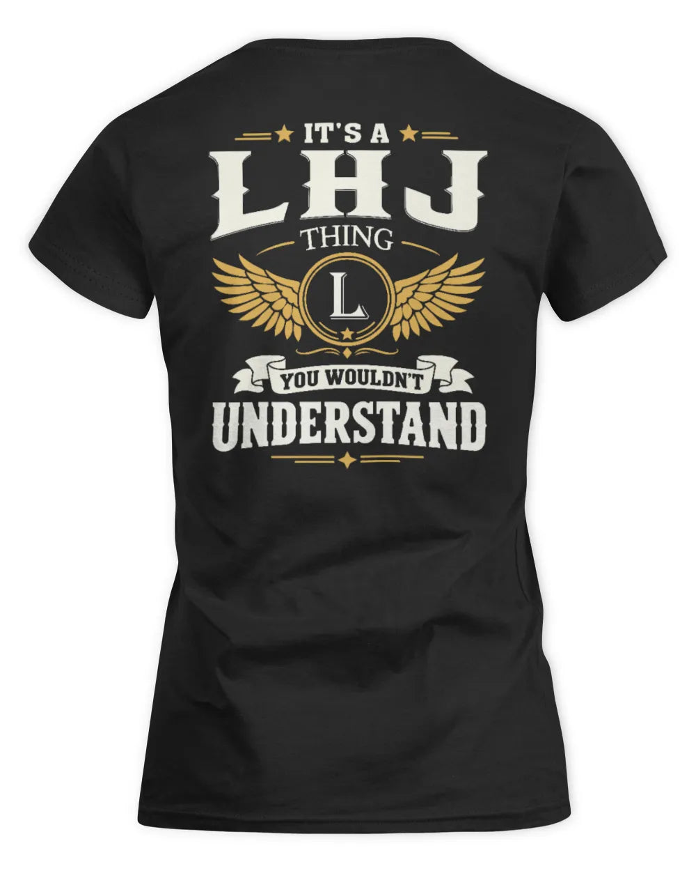LHJ KT06-M008 It’s a [NAME] Thing – You Wouldn’t Understand | Personalized Vintage T-Shirt - Women's Standard T-Shirt - Black