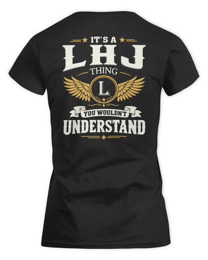 LHJ KT06-M008 It’s a [NAME] Thing – You Wouldn’t Understand | Personalized Vintage T-Shirt - Women's Standard T-Shirt - Black