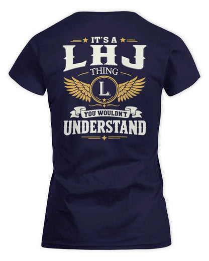 LHJ KT06-M008 It’s a [NAME] Thing – You Wouldn’t Understand | Personalized Vintage T-Shirt - Women's Standard T-Shirt - Navy