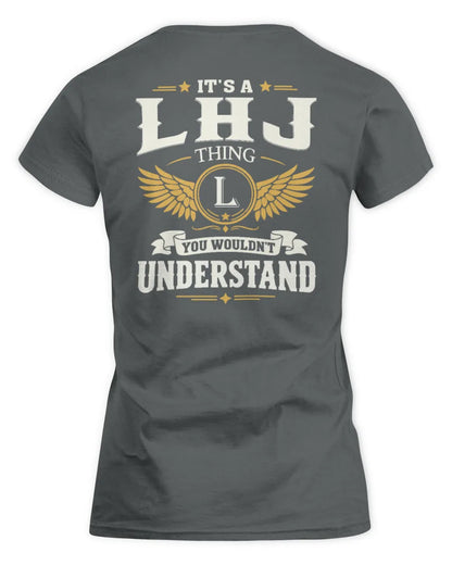 LHJ KT06-M008 It’s a [NAME] Thing – You Wouldn’t Understand | Personalized Vintage T-Shirt - Women's Standard T-Shirt - Charcoal