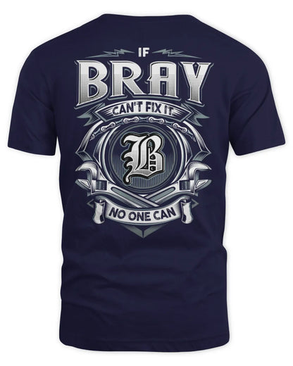 BRAY AP81-K4-626 - Personalized Ahmed Quote Apparel “If Ahmed Can't Fix It, No One Can” - Unisex Standard T-Shirt - Navy