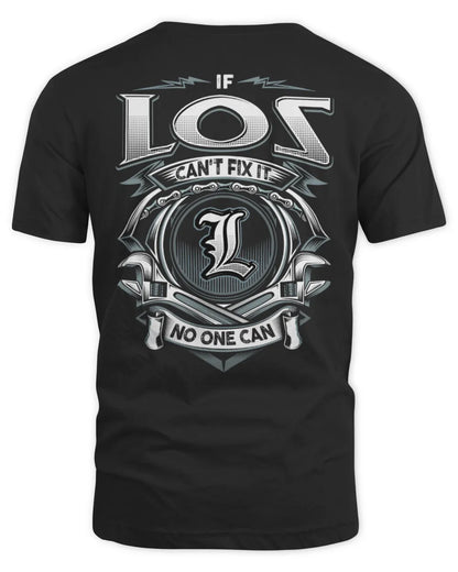LOS AP81-K4-626 - Personalized Ahmed Quote Apparel “If Ahmed Can't Fix It, No One Can” - Unisex Standard T-Shirt - Black
