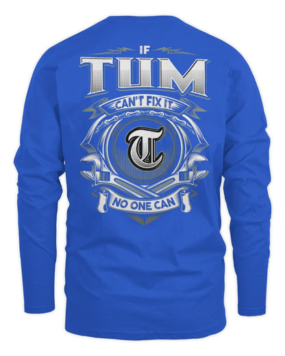 TUM AP81-K4-626 - Personalized Ahmed Quote Apparel “If Ahmed Can't Fix It, No One Can” - Men's Long Sleeved T-Shirt - Royal