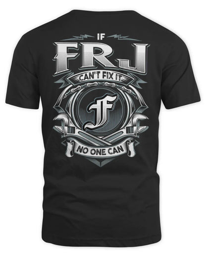 FRJ AP81-K4-626 - Personalized Ahmed Quote Apparel “If Ahmed Can't Fix It, No One Can” - Unisex Standard T-Shirt - Black
