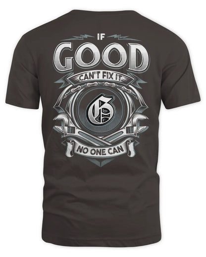 GOOD AP81-K4-626 - Personalized Ahmed Quote Apparel “If Ahmed Can't Fix It, No One Can” - Unisex Standard T-Shirt - Dark Chocolate
