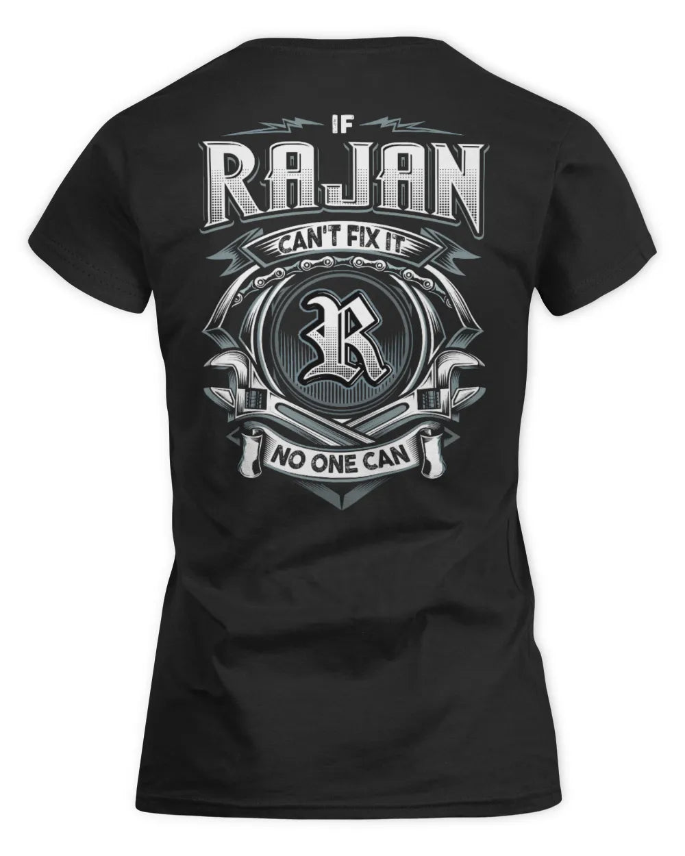 RAJAN AP81-K4-626 - Personalized Ahmed Quote Apparel “If Ahmed Can't Fix It, No One Can” - Women's Standard T-Shirt - Black