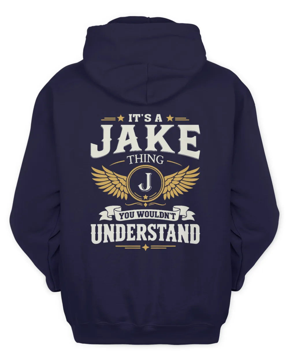 JAKE KT06-M008 It’s a [NAME] Thing – You Wouldn’t Understand | Personalized Vintage T-Shirt - Unisex Hoodie - Navy