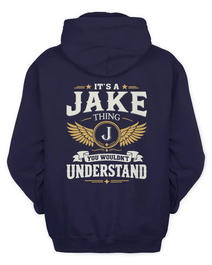 JAKE KT06-M008 It’s a [NAME] Thing – You Wouldn’t Understand | Personalized Vintage T-Shirt - Unisex Hoodie - Navy