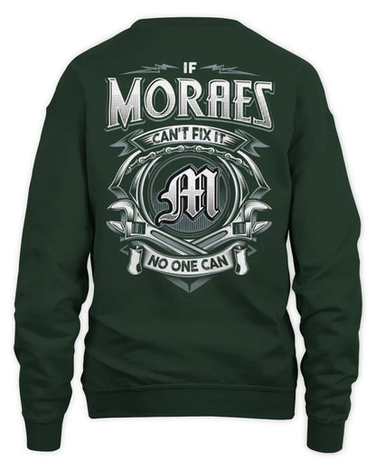 MORAES AP81-K4-626 - Personalized Ahmed Quote Apparel “If Ahmed Can't Fix It, No One Can” - Unisex Sweatshirt - Forest Green