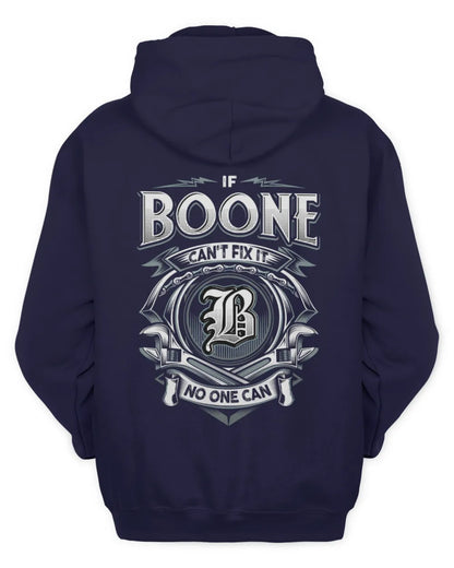 BOONE AP81-K4-626 - Personalized Ahmed Quote Apparel “If Ahmed Can't Fix It, No One Can” - Unisex Hoodie - Navy