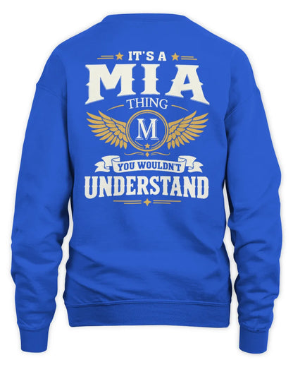 MIA KT06-M008 It’s a [NAME] Thing – You Wouldn’t Understand | Personalized Vintage T-Shirt - Unisex Sweatshirt - Royal
