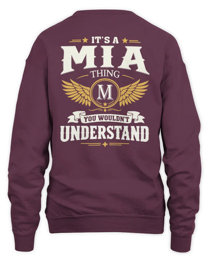 MIA KT06-M008 It’s a [NAME] Thing – You Wouldn’t Understand | Personalized Vintage T-Shirt - Unisex Sweatshirt - Maroon