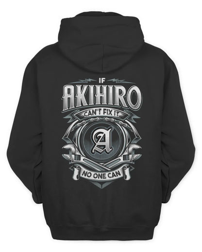 AKIHIRO AP81-K4-626 - Personalized Ahmed Quote Apparel “If Ahmed Can't Fix It, No One Can” - Unisex Hoodie - Black