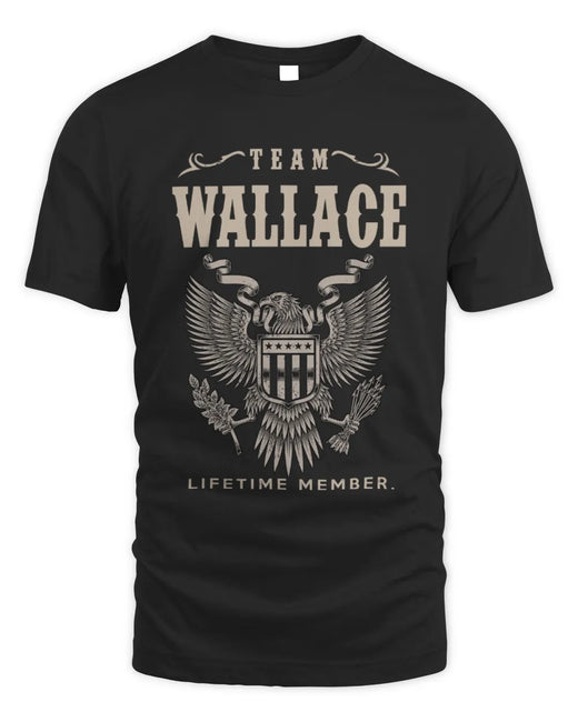 WALLACE TP06-K82 – Personalized Classic Style Apparel “Team NAME Lifetime Member”